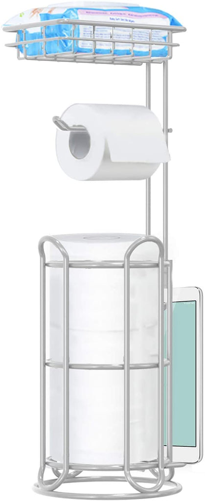 Toilet Paper Holder Stand Bathroom Tissue Dispenser Holders Rack Free –  TreeLen